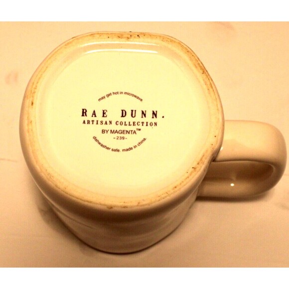 Rae Dunn Food Coma Large Coffee Mug With Orange Inside 16 Ounces - Picture 4 of 5